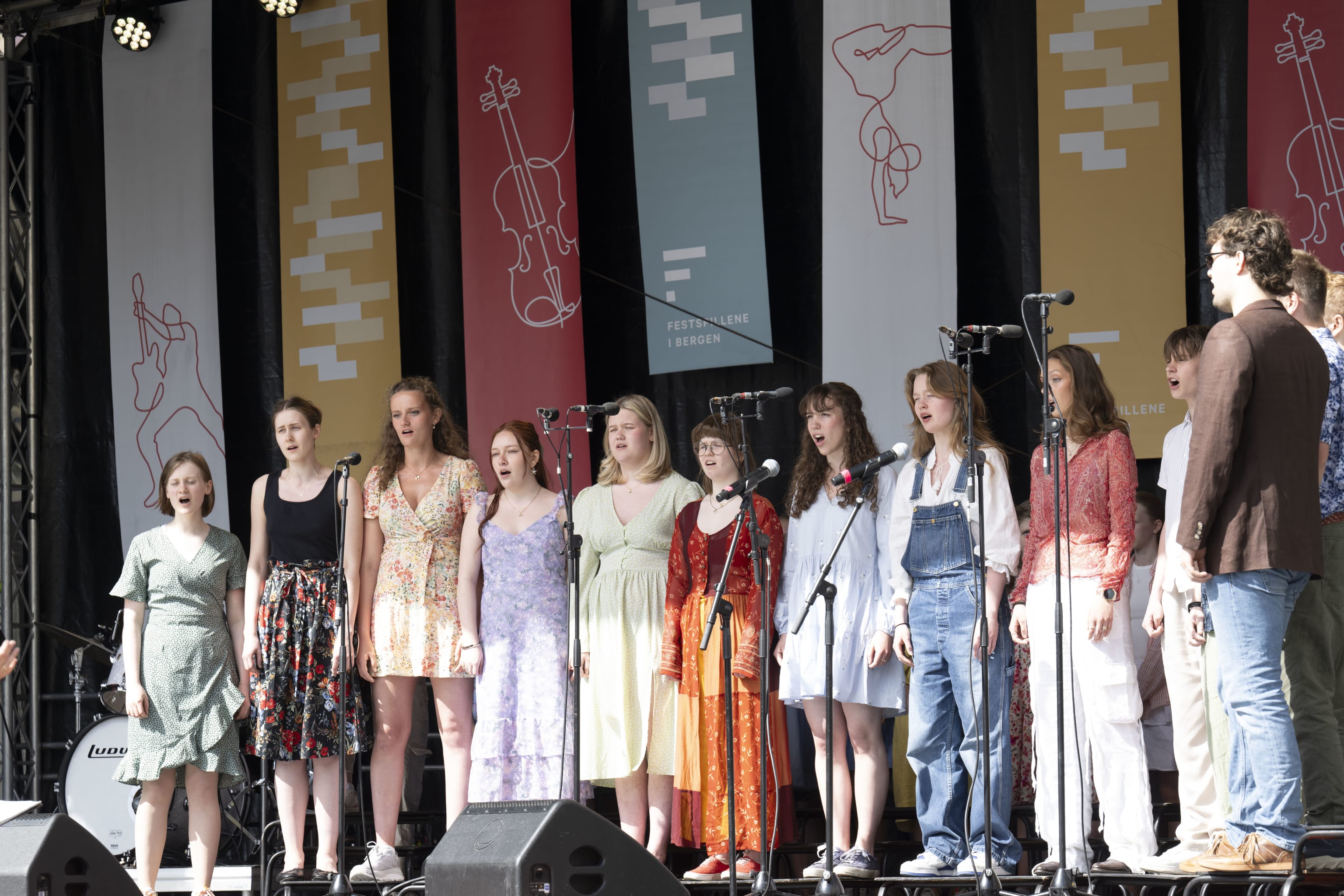 Bergen Barnekorfestivals avslutningskonsert. Foto: Thor Brødreskift